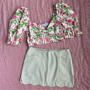 Lilly Pulitzer Seersucker Skort